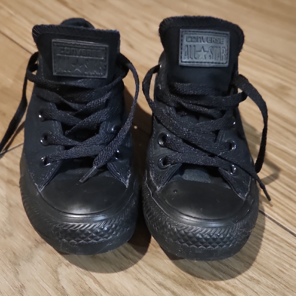 Converse Kids All Black Sneakers
